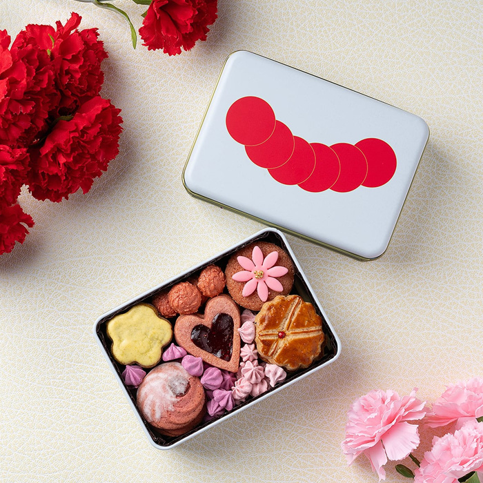 紅屋のクッキー缶 母の日